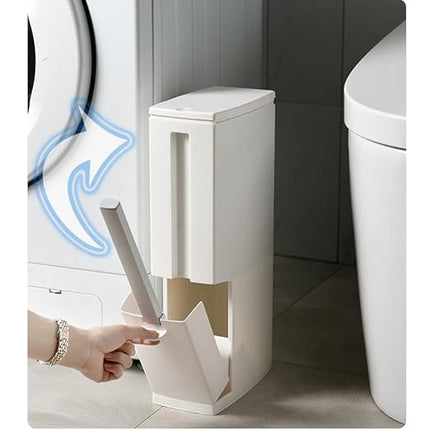 Replacement Toilet Brush for COMODID Slim Trash Can/Replacement Brush for COMODID RVs 3 in1 Trash Can (White)