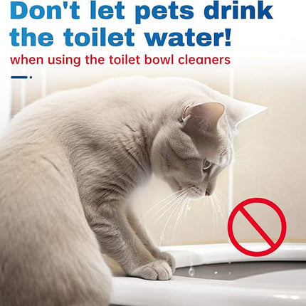 Vacplus Toilet Bowl Cleaner Tablets 40 PACK, Automatic Cleaners with Bleach, Slow-Releasing Toilet Tank Cleaners for Deodorizing & Descaling, Household Toilet Cleaners against Tough Stains